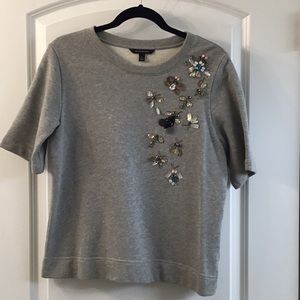 Banana Republic bug embellished sweatshirt